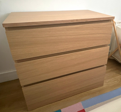 Ikea malm oak effect - ikea, drawer