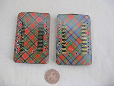 Antique mauchline tartan ware - antique,