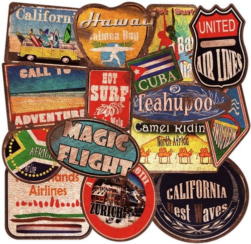 Luggage suitcase retro - 36,