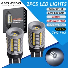 2x 582 7443 T20 W21W LED