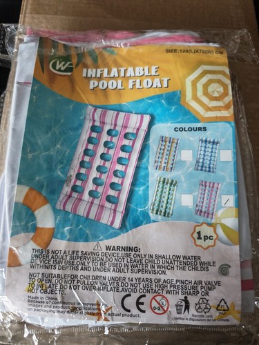 Inflatable pool float - inflatable, lilo