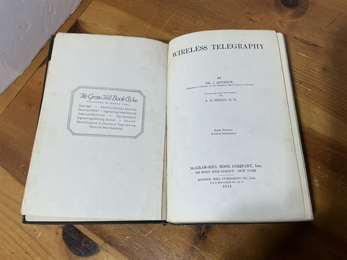 Wireless telegraphy 1915 - telegraphy, dr