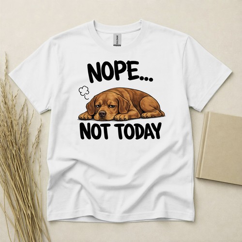 Vizsla nope not today funny - vizsla,