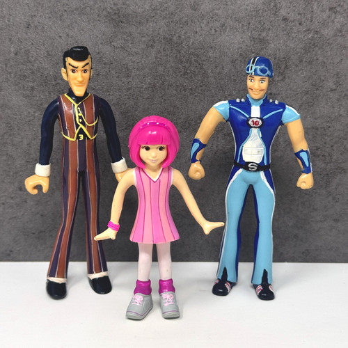 Lazytown bendy figure toy lot - bendy,