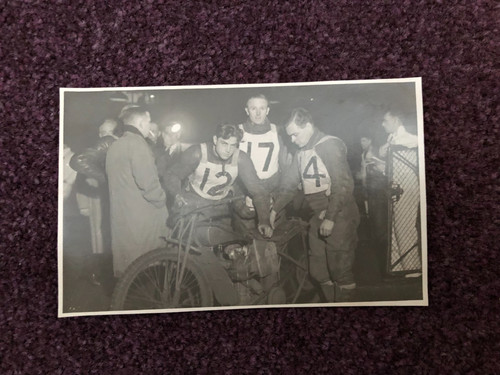 Speedway photograph postcard