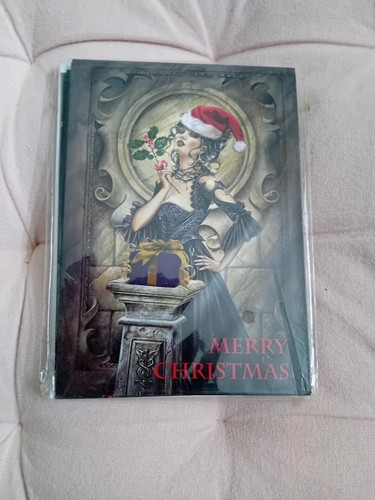 Gothic christmas card - set, of