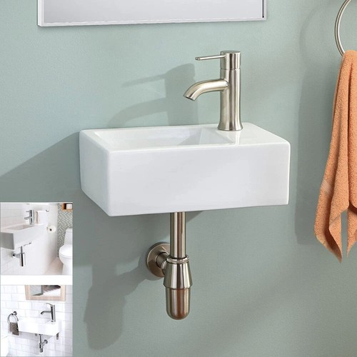 Small bathroom wall hung - small,