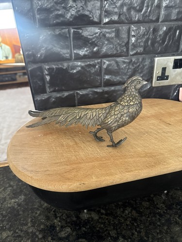 Vintage silver plated - plated, pheasant