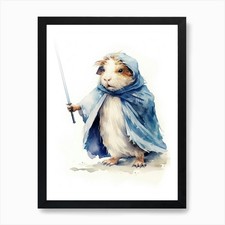 Baby Guinea Pig As A Jedi