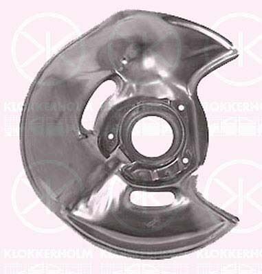Front left brake disc - disc, dust