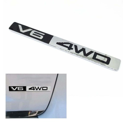 4wd car badge - v6,
