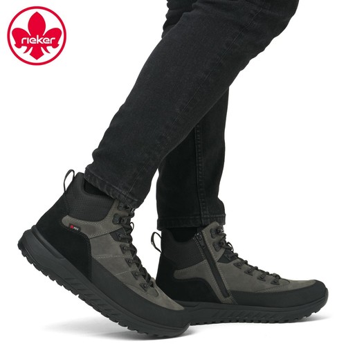 Rieker mens grey - mens, side