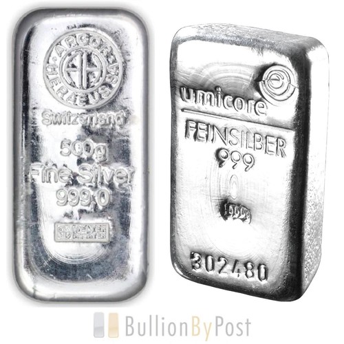 500g silver bar best - 500g,