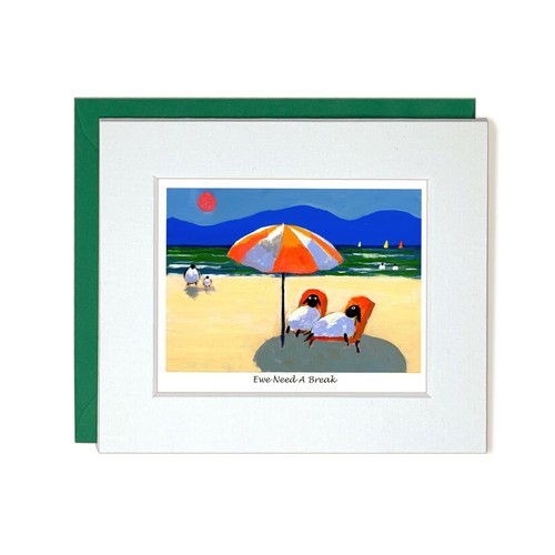 Ewe need break card - break, by