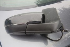 VW VOLKSWAGEN POLO 6R DRIVERS ELECTRIC MIRROR 2009-2016 BLACK LO41 CODE DAMAGED