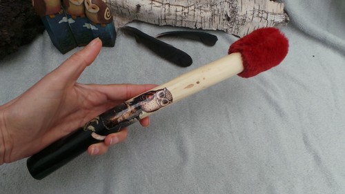 Drumbeater for skin - , or