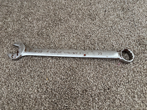 Vintage large spanner mm - large,