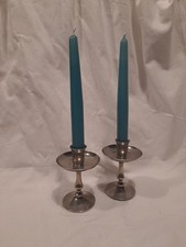 Vintage Silver Plated Candle