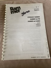 Rammer Hydraulic Hammer Rammer In6 Pin Flange Parts Manual