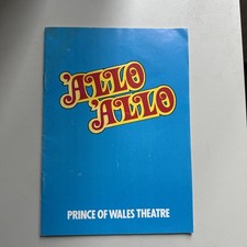 Gordon Kaye +6 Hand Signed Allo Allo Autograph Program Silvera Hartman Michelle 