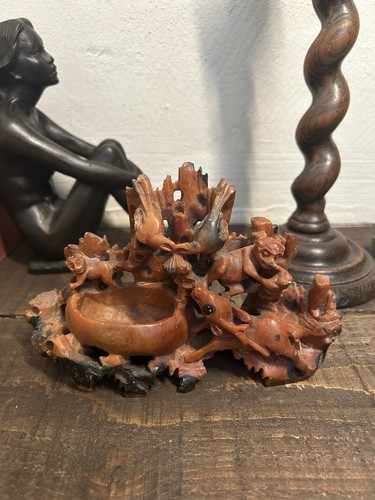 Chinese soapstone carving - soapstone,