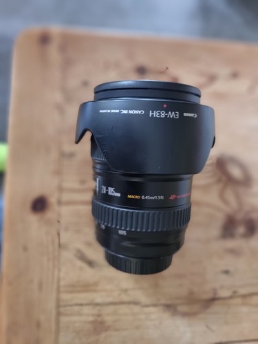 Canon series 105mm - 24-105mm, f/4