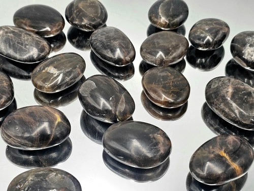 Small black moonstone crystal - small,