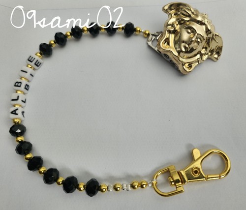 Personalised bling dummy clip - bling,