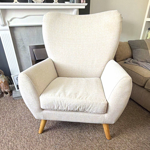 Next beige fabric upholstered - next,