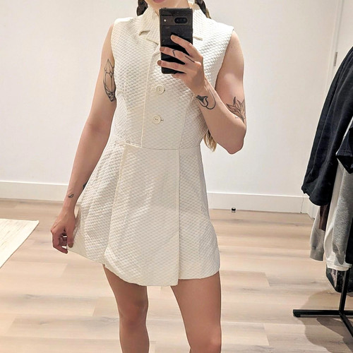 Women vintage white tennis - white,