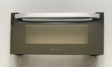 Genuine Hotpoint Double Oven Top Oven Outer Door Glass, Frame, Handle & Hinges