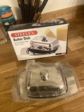 BUTTER DISH STAINLESS STEEL