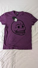 Cheap Monday 'Stan' T shirt in Plum/Purple - Mens Medium