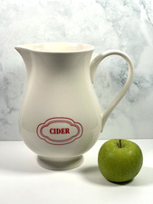 Large Cider Cream Ceramic Jug