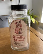 Vintage Quality Street Glass Sweet Jar dates from 1988 in great condition