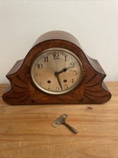 Vintage Mantel Clock  Art Deco  - 1920/30s Working Order & key