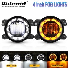 Front LED Fog Lights Halo DRL