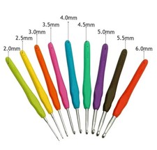 Crochet hooks set soft - hooks, grip
