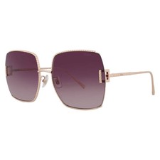 Chopard Smoke Gradient Square Ladies Sunglasses SCHG30M 0300 63 SCHG30M 0300 63