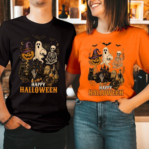 Happy halloween shirt - shirt, haunted