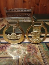 Antique Horse Brasses X2 Inc