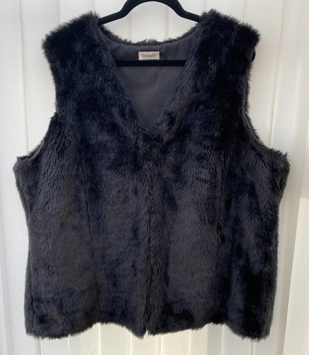 Ladies damart faux - faux, gilet