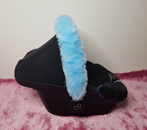 New car seat fur hood - car,
