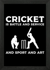 Cricket Sport Framed Wall Art