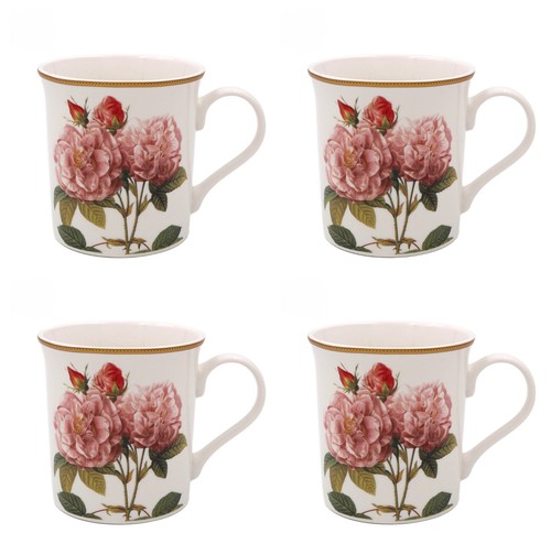Set pink rose - of, mugs