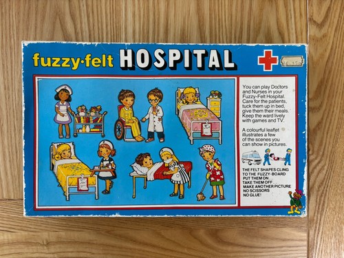 Vintage fuzzy felt - felt, hospital