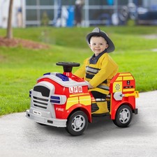 12V Ride on Fire Truck w/