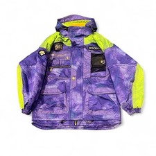 Purple and green Descent ski