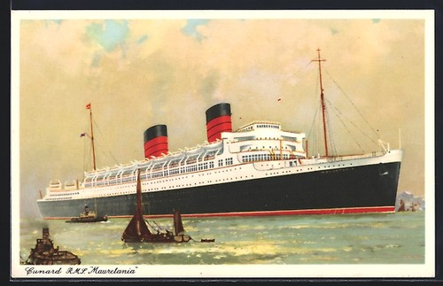 Postcard the passenger ship - the,