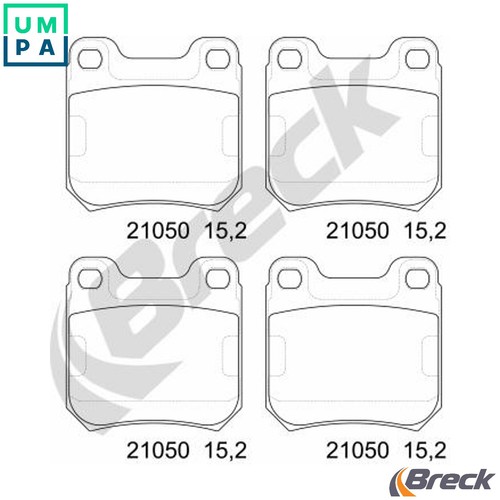 Brake pad set - brake,